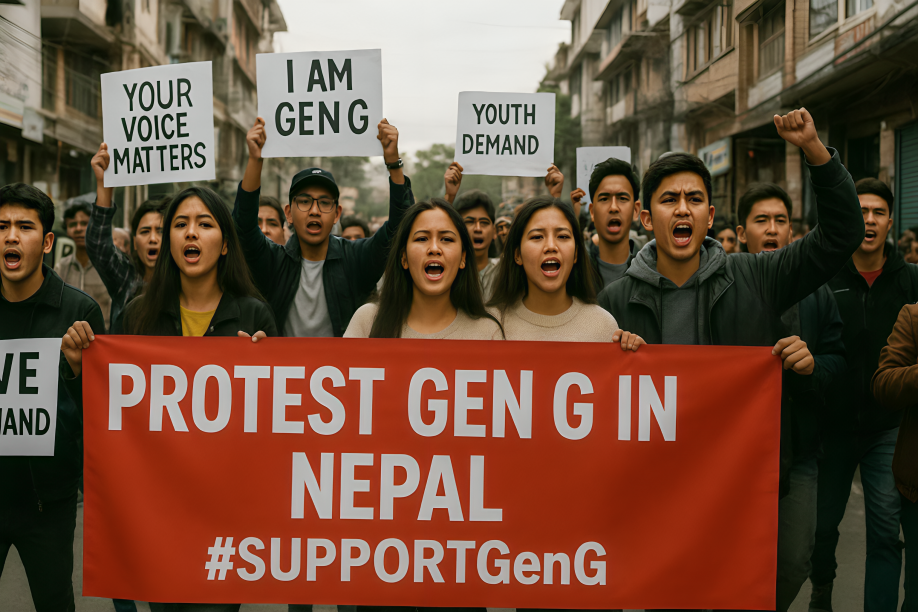 The GEN G Protest in Nepal