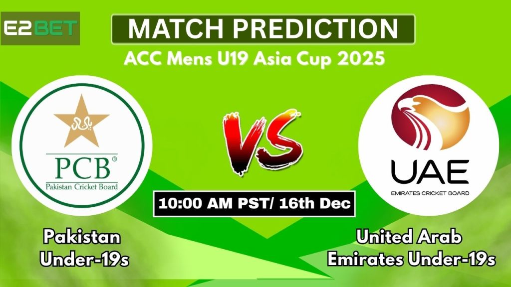 PAK-U19 vs UAE-U19