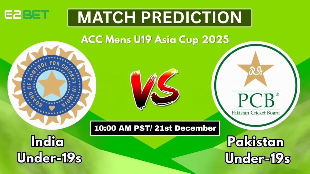 IND-U19 vs PAK-U19