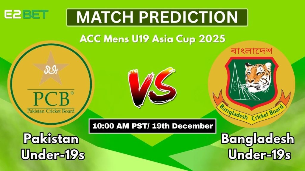 PAK-U19 vs BAN-U19